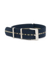 Premium NATO strap  - Black/Navy/Khaki