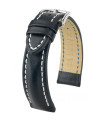 Heavy Calf Hirsch Watch Strap Black