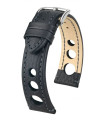 Rally Hirsch Watch Strap Black