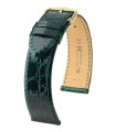 Genuine Croco Hirsch Watch Strap Green