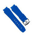 Rubber B strap M107 Blue with buckle