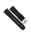 RubberB Strap Black/Blue Luminor 44 mm 1950 Type I