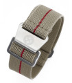 Parachute strap - Khaki/Red