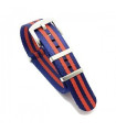 Seat Belt Nato - Dark blue/Red