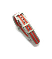 Seat Belt Nato - Grey/Red