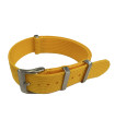 KronoKeeper ribbed nato strap -yellow