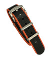 Seat Belt Nato - Black/Orange