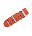 KronoKeeper ribbed nato strap -orange