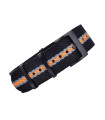 Premium nato strap PVD buckle - Black/Grey/Orange