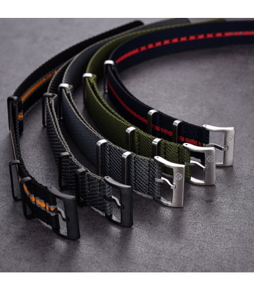 Premium nato strap PVD buckle - Green