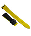 RubberB strap T807 for Tudor Black Bay Pro - Black/Miltary Yellow