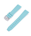 Rubber strap texture for Omega MoonSwatch - tiffany blue