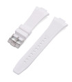 Rubber strap for Tissot PRX - White