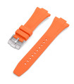 Rubber strap for Tissot PRX - Orange