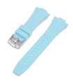 Rubber strap for Tissot PRX - Tiffany Blue