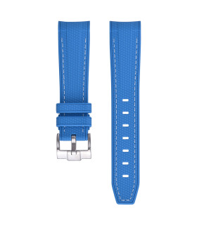 Rubber strap texture for Omega MoonSwatch  - blue