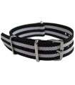 Watch NATO Strap Black/White