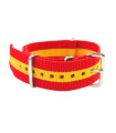 Watch NATO strap Red/Yellow