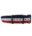 Watch NATO Strap Blue/White/Red