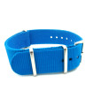 Blue n°7 NATO watch strap