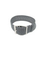 Perlon Watch Strap - Black/Grey