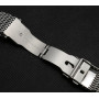 Mesh bracelet with folding clasp